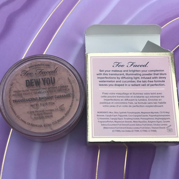 NIB Too Faced Dew You Fresh Glow setting Powder - Picture 2 of 3